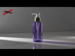 Flacon pompe PET violet transparent