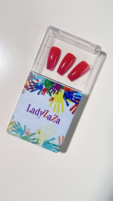 Nouveaux modèles Escalier moyen Matte gelé réutilisable détachable portable 24 pièces Boîte longue Package Faux ongles avec clea