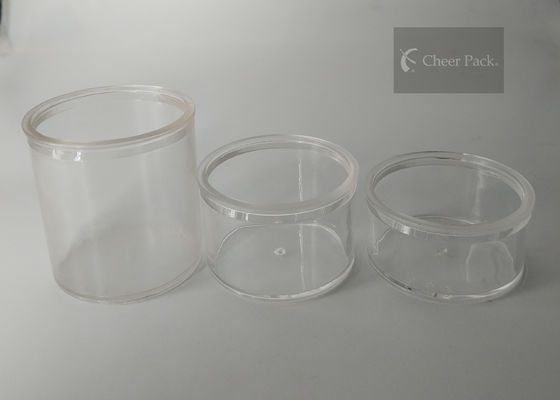 Petits récipients en plastique ronds de sécurité avec le film de cachetage, 1,6 millimètres d'épaisseur