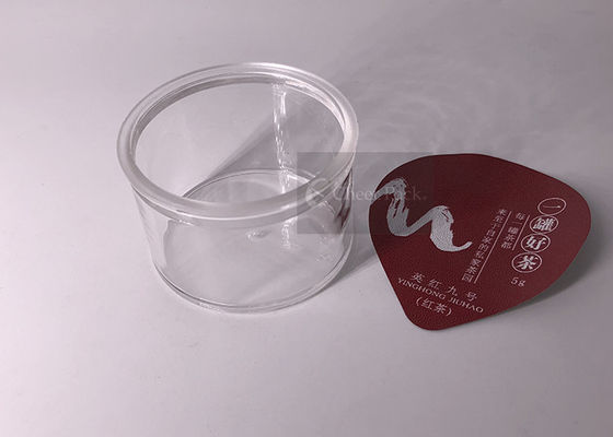 Petit Contaciners en plastique transparent professionnel 35 grammes pour l'emballage de thé