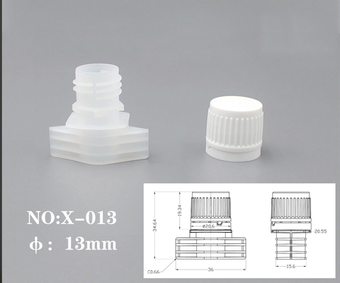 Capsules de tuyau en plastique de 13 mm de diamètre pour assaisonnement, sucre et jus de fruits.