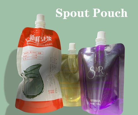 200 ml 500 ml 1000 ml sacs de poitrine pour le lait de gelée, le café, les soins de la peau et l'eau de perma