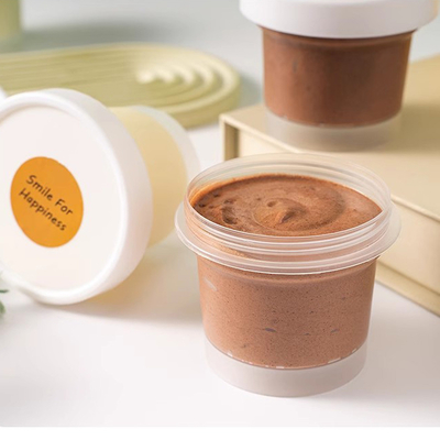 100 ml de 200 ml de thé vert Avocat Crème glacée Mousse tasse Crème glacée Neige Herbe boue film boîtes