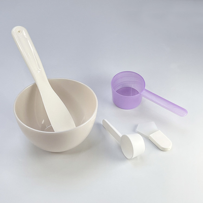Coupe de mélange de beauté Trois pièces ensemble d'outils indépendamment emballés masque facial Coupe de mélange de bâton cuillère