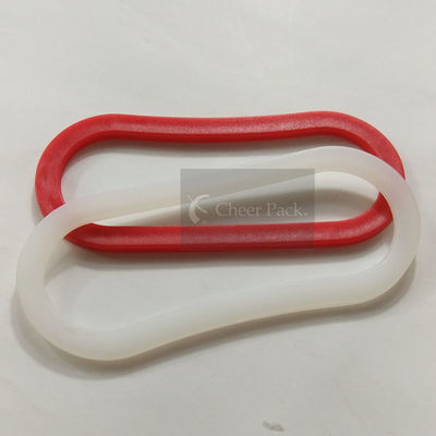 le sachet en plastique de PE de largeur de 35mm manipule la longueur de 86mm pour le fauteuil poire de riz/soja