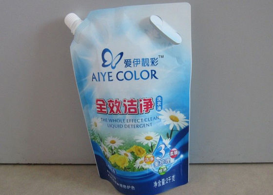 Le bec liquide en plastique professionnel met en sac biodégradable pour l'emballage alimentaire