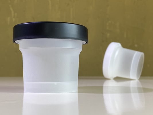 100 ml de crème en pot emballage cosmétique hauteur totale 60 mm