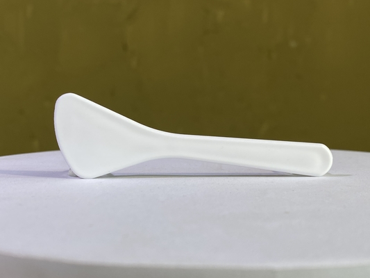 Spatule en PP de 82 mm blanche ou personnalisée pour la crème cosmétique