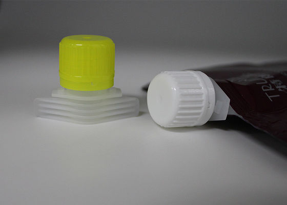 Chapeaux en plastique jaunes de bec pour la poche se pliante de boucle tenue dans la main portative