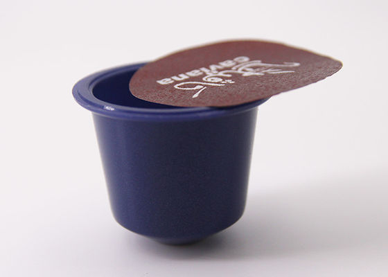 Emballage vide de capsule de café soluble pour le bleu de plastic d'expresso