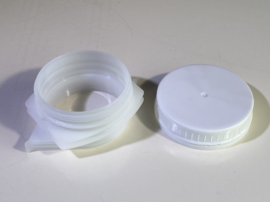 Couvercles de tuyau en plastique de 60 mm sur emballage en poche debout pour emballage cosmétique alimentaire