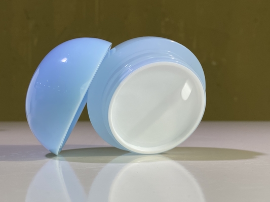 50 ml pot en PP à double couche pour crème cosmétique