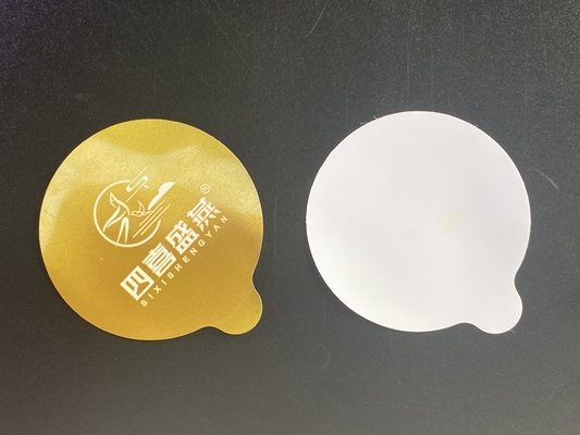Couvercle en papier d'aluminium étanche à la chaleur Couvercle composite pour la bouteille de verre PS