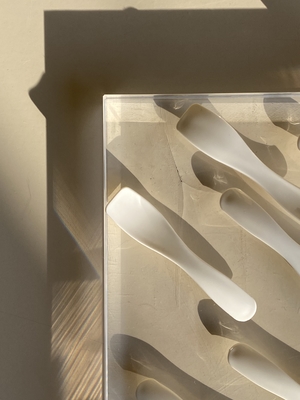72.3mm Spatule cosmétique Pour la crème pour le corps, les yeux, le visage