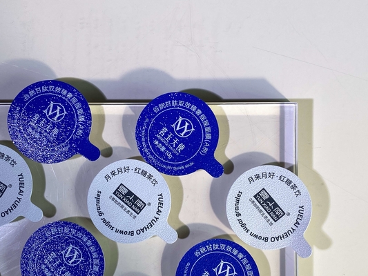 Couvercle en papier d'aluminium, joint thermique, couvercle en relief composite pour bouteille en verre en PP