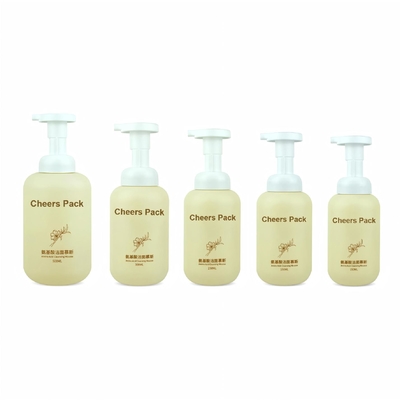 Bouteille de mousse en PET de 500 ml Pour les produits cosmétiques mousse lotion shampooing Scream