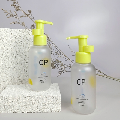 Bouteille de shampooing à fond rond Emballage Presse Bouteille d'huile de bain Bouteille de gel de douche et de lavage en plastique