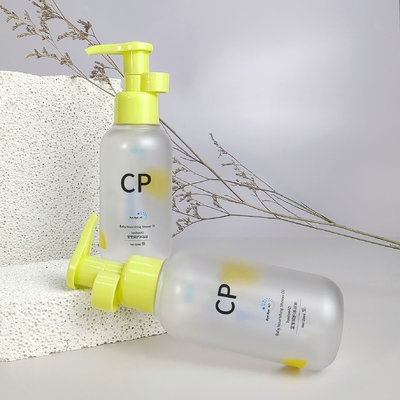 Bouteille de shampooing à fond rond Emballage Presse Bouteille d'huile de bain Bouteille de gel de douche et de lavage en plastique