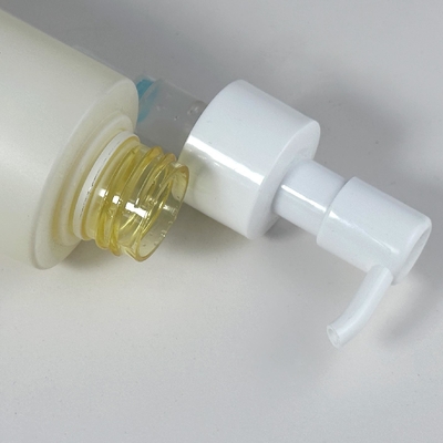 Ambre glacé rond 150 ml soin de la peau désinfectant pour le corps shampooing lotion récipients en plastique pompe douche bouteille
