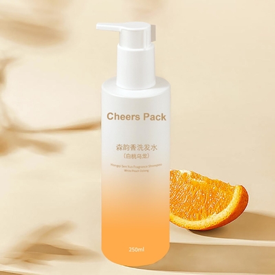 250 ml bouteille de shampooing de bain coloré en PET de mode avec pompe étanche Dispenser pour coiffure