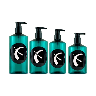 Vente en gros 300ml/330ml/400ml/500ml Lotion pour animaux de compagnie Press Flasque Cosmétiques Shampooing Douche Gel Flasque