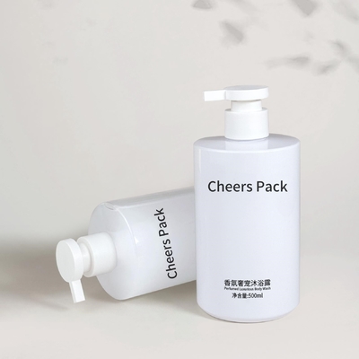 Logo personnalisé Cosmétiques Emballage Bouteilles de lotion 210ml 350ml 500ml Emballage de soins de la peau Bouteilles de lotion