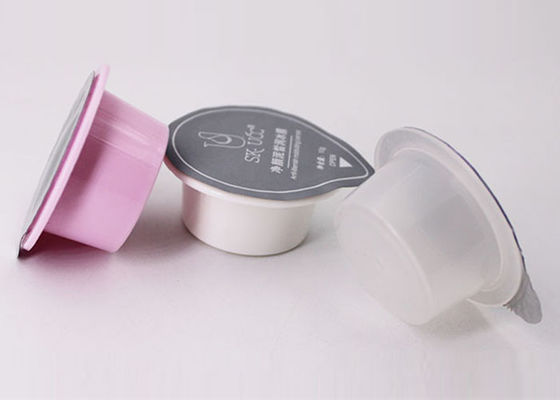 Tasses de récipient de paquet de recette de capsule de paquet de granule/en plastique avec le film de cachetage