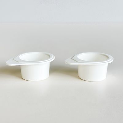 Gobelets cosmétiques en PP de 12 ml avec couvercles en papier d'aluminium pour lotion de crème