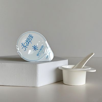 Gobelets cosmétiques en PP de 12 ml avec couvercles en papier d'aluminium pour lotion de crème