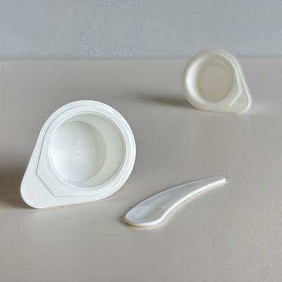 Gobelets cosmétiques en PP de 12 ml avec couvercles en papier d'aluminium pour lotion de crème