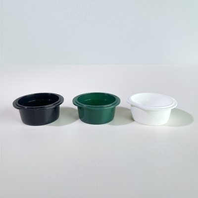 Gobelets cosmétiques jetables en PP de 25 ml avec couvercle en aluminium
