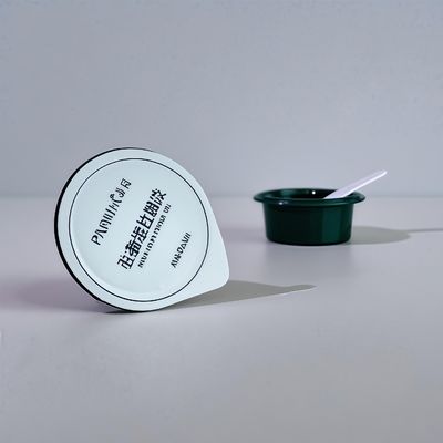 Gobelets cosmétiques jetables en PP de 25 ml avec couvercle en aluminium