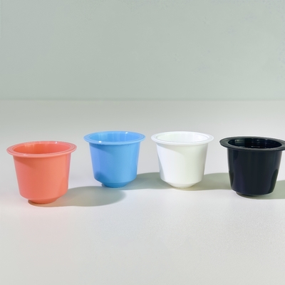 Gobelet jetable en plastique PP de 10 ml avec couvercle en feuille d'aluminium pour l'emballage alimentaire