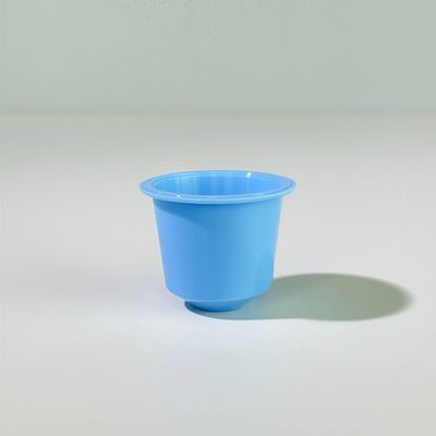 Gobelet jetable en plastique PP de 10 ml avec couvercle en feuille d'aluminium pour l'emballage alimentaire