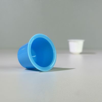 Gobelet jetable en plastique PP de 10 ml avec couvercle en feuille d'aluminium pour l'emballage alimentaire