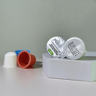 Gobelet jetable en plastique PP de 10 ml avec couvercle en feuille d'aluminium pour l'emballage alimentaire