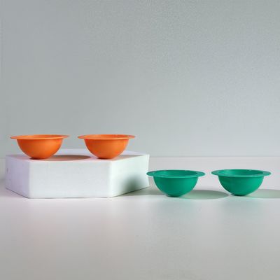 Coupelle à gelée hémisphérique en PP de 10 ml pour cosmétiques, personnalisable