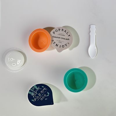 Coupelle à gelée hémisphérique en PP de 10 ml pour cosmétiques, personnalisable