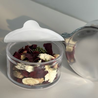 Coupe en plastique PP/PS de 30 ml avec couvercle en papier d'aluminium pour emballage alimentaire