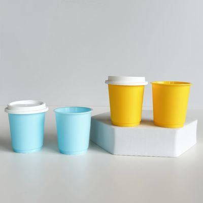Disposable PP Cup with 35ml Capacity Food Grade Plastic Capsule Cup for Customized Logo Packaging
