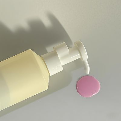 Bouteille de pompe à lotion en forme de cylindre en PET de 300 ml à 500 ml pour emballage cosmétique avec impression de logo personnalisable