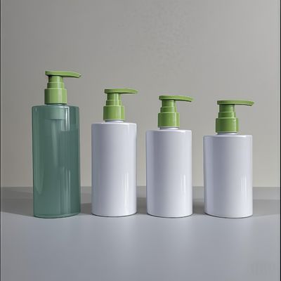 Bouteille de pompe cosmétique en PET de 200 ml à 280 ml avec étanchéité par pompe à pression pour emballage de sérum de lotion et de gel de douche