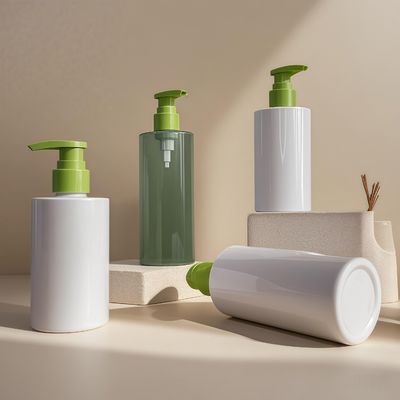 Bouteille de pompe cosmétique en PET de 200 ml à 280 ml avec étanchéité par pompe à pression pour emballage de sérum de lotion et de gel de douche