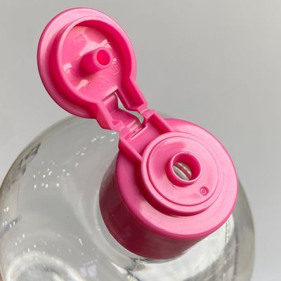 Bouteille de lotion de cylindre en plastique PET imprimée sur mesure avec capuchon pour shampooing et lavage corporel