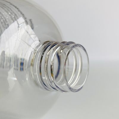 Bouteille de lotion de cylindre en plastique PET imprimée sur mesure avec capuchon pour shampooing et lavage corporel