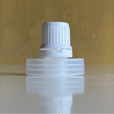Portable et durable 9,6 mm PE plastique bouchon à vis avec couvercle à bec à flip top de qualité alimentaire pour l'emballage à poche à bec