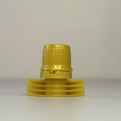 Portable et durable 9,6 mm PE plastique bouchon à vis avec couvercle à bec à flip top de qualité alimentaire pour l'emballage à poche à bec