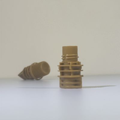 Produits alimentaires 10 mm PE Cap en plastique à vis avec couvercle à bec à flipper, bordure sûre pour enfants Produits à la gelée Emballage en poche flexible