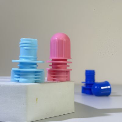 Tête de balle de 12 mm en plastique PE de qualité alimentaire, bouchon portable pour le shampooing, les produits cosmétiques, l'emballage, le bouchon à vis pour les poches à bouchon