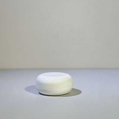 20 ml 40 ml Bouteilles de crème cosmétique rondes et plates en plastique pour produits à base de crème